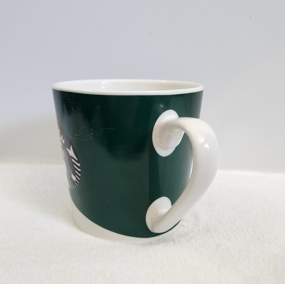Starbucks 2019 Ceramic White Green Classic Siren Mermaid Coffee Cup Mug XL 18 Oz - Picture 3 of 10